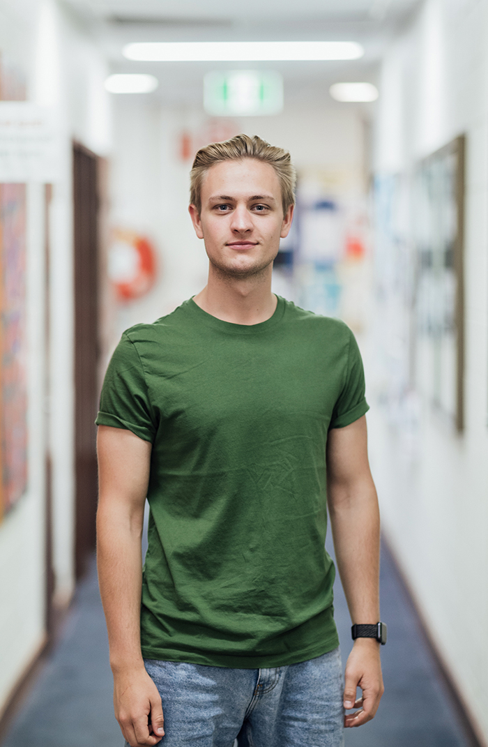 University Corridor Image Montage